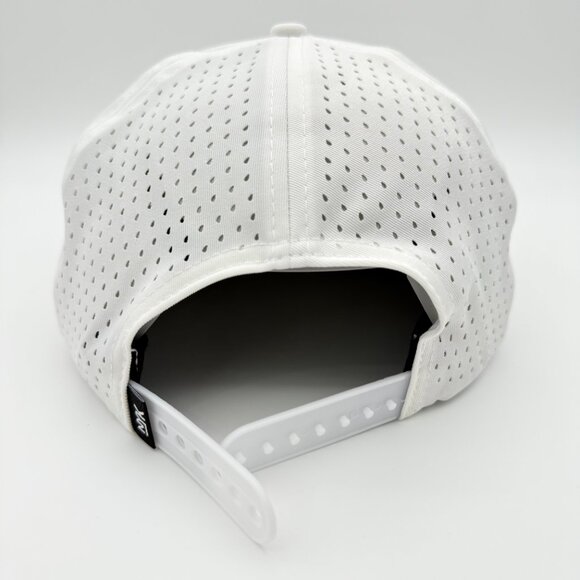 NYK Not Your Kind White Black Mesh Snapback Hat Adventure Logo - Picture 8 of 11